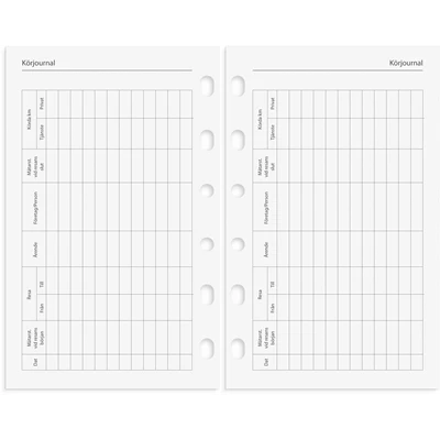 Systemkalender 2025 Compact Brunt skinn