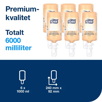 Hair & Body Tork S4 Luxury 1L 6st/kolli