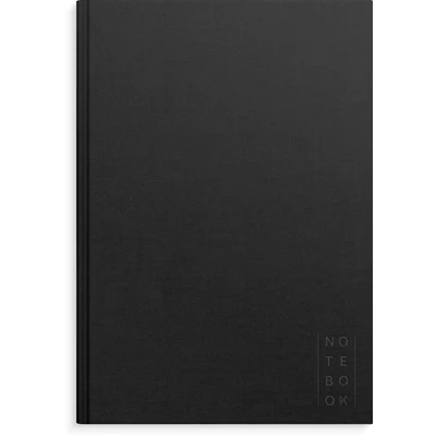 Anteckningsbok Notebook Textile A4 Svart