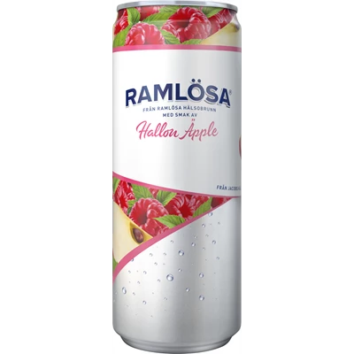 Burk Ramlösa Sleek Hallon-Äpple 33cl