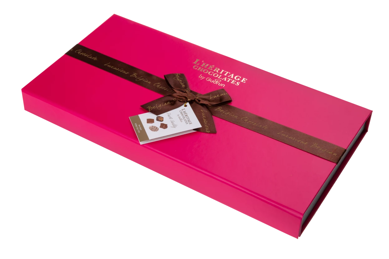 Choklad Magnetic Box - Truffles Pink 420g