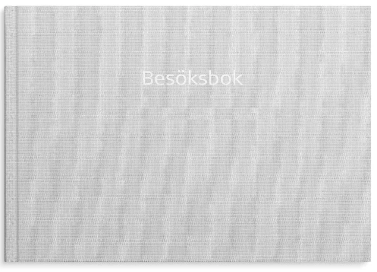 Besöksbok A4L linne 64blad/bok