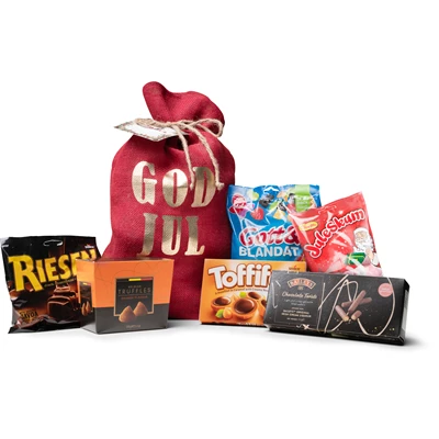 Godis Jutesäck Röd 1235g