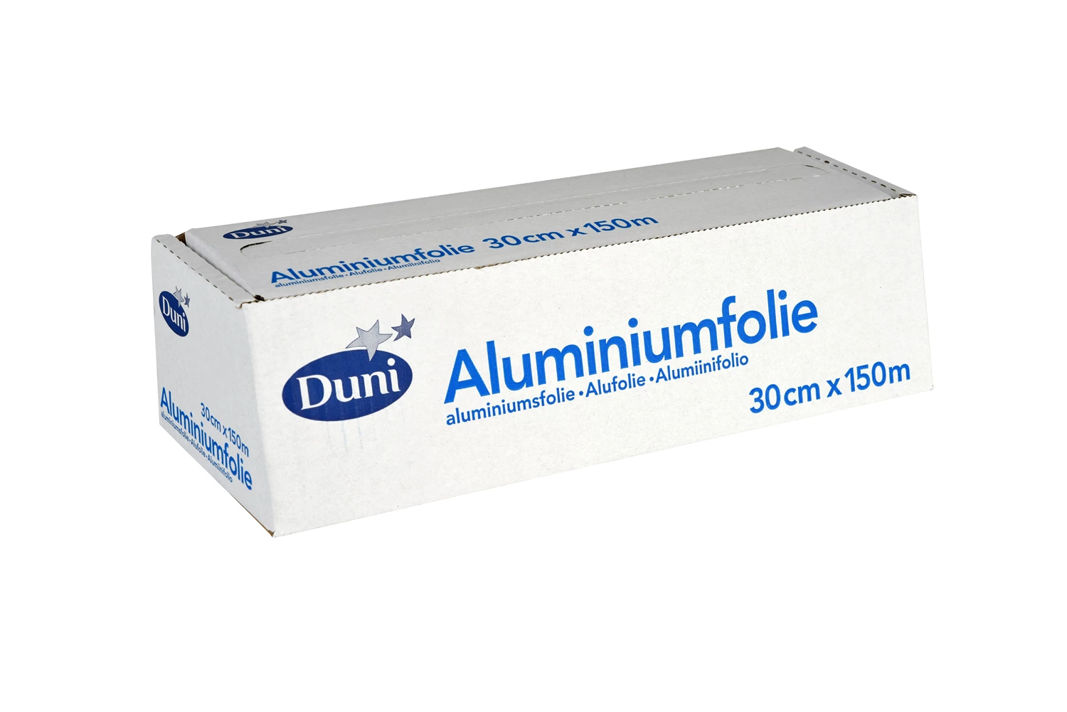 Aluminiumfolie 30cm x 150m i box 12my