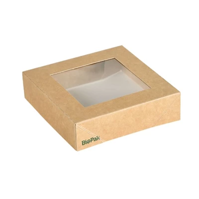 Lock med fönster Viking Cube Låg 510ml 300st/kolli