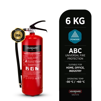 Pulversläckare Housegard 55A PE6HR-A 6 kg