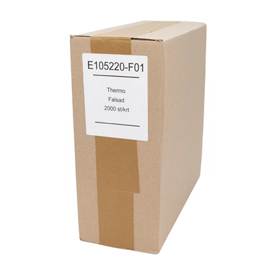 Fraktetikett Thermo Falsad 105x220mm 2000st/fp