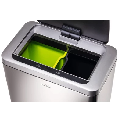Papperskorg med sensor No Touch Duo 2x20L