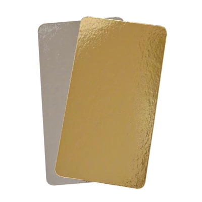 Tårtbricka190x550mm Guld/Silver 800g 150st/fp
