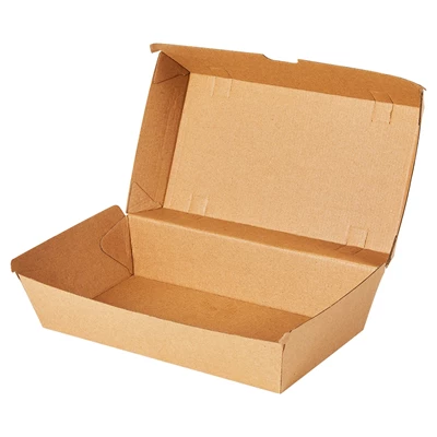 Hämtbox 225x130x77mm Brun/brun 300st