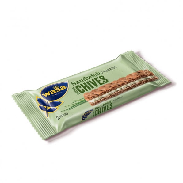 Knäckebröd Wasa Sandwich Cheese & Chives 24x32g