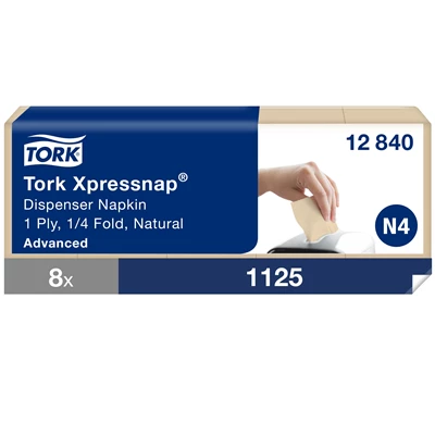 Servett Tork N4 Xpressnap Natur 1125st/fp