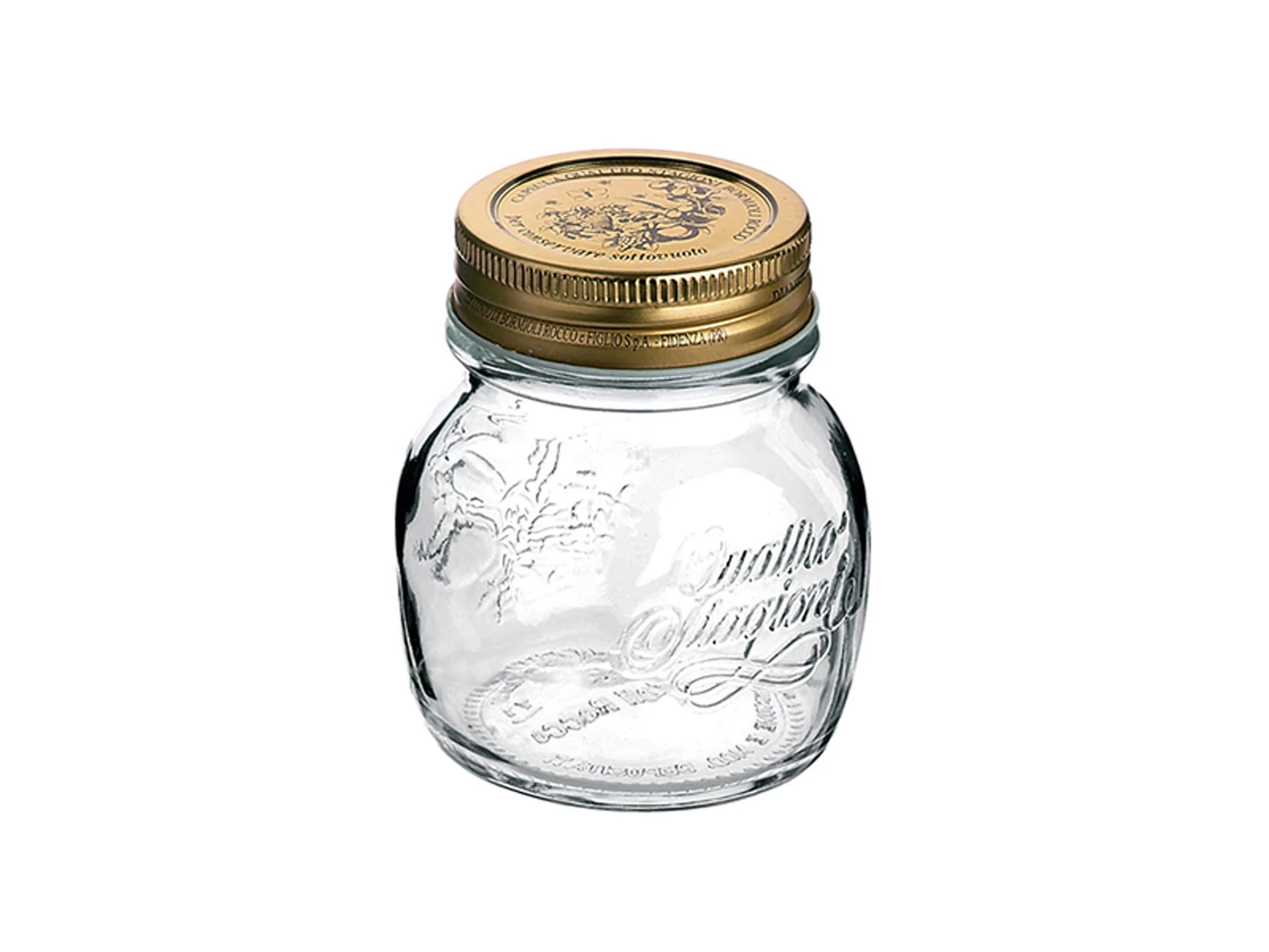 Konserveringsburk Glas med lock Quatro 15cl