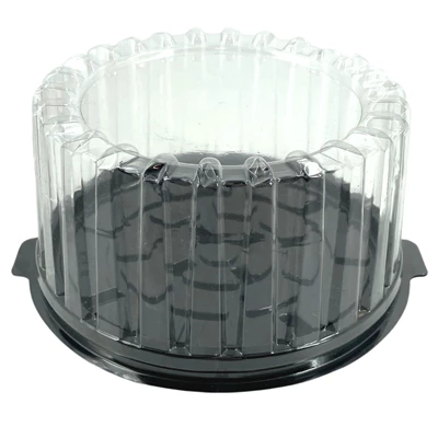 Tårtform PET Ø180mm W180F Svart 140st