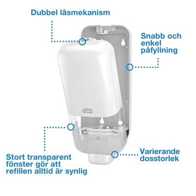 Dispenser Tork S4 vit