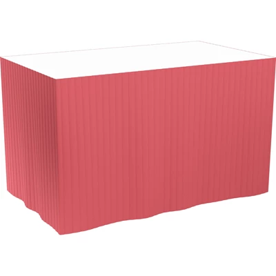 Dukkjol Dunicel Vinröd 0,72x4m 5st/kolli
