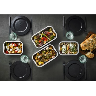 Aluminiumform Ready2cook 700ml 480st svart utsida