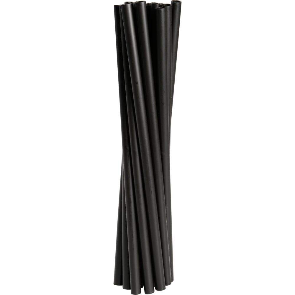 Sugrör Återanvändbara Ø8mm 24cm Svart 250st/fp