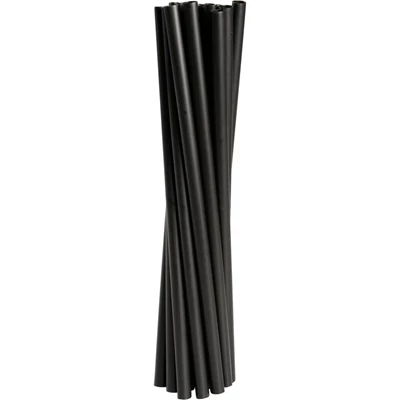 Sugrör Återanvändbara Ø8mm 24cm Svart 250st/fp