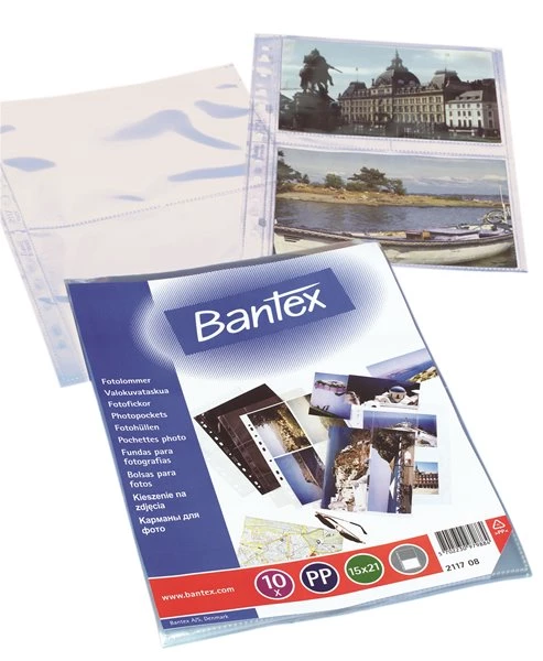 Fotofickor Bantex 15x21cm 100st/fp