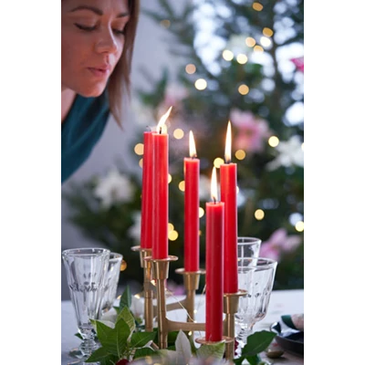 Kronljus 25cm Röda 48st/kolli