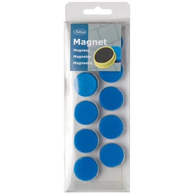 Magneter 25 mm blå 10/fp