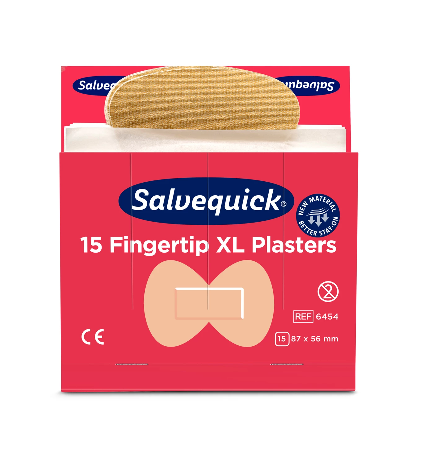 Fingertoppsplåster Salvequick 6454 6 ref/fp