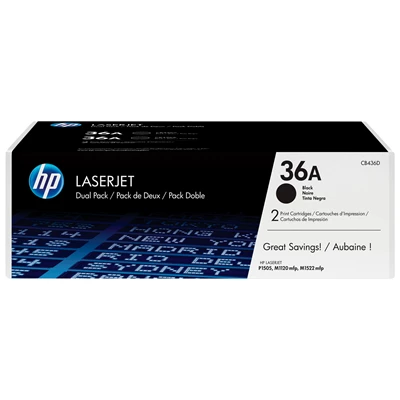HP LaserJet CB436A black toner(2) dual-pack