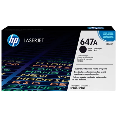 HP Color LaserJet CE260A black toner
