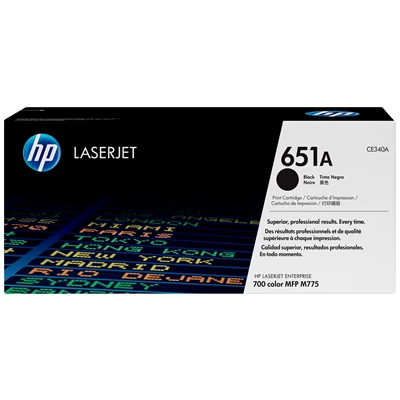 HP Color LaserJet 651A black toner