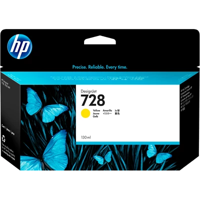 HP No728 Yellow ink cartridge 130ml