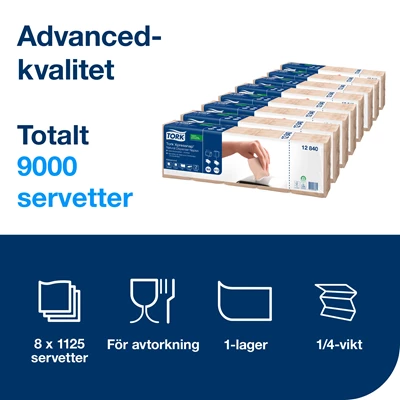Servett Tork N4 Xpressnap Natur 1125st/fp