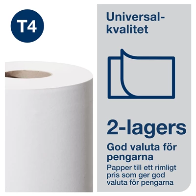 Toalettpapper Tork Universal T4 2-lag 45m 42rl