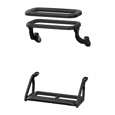 Säckhållare till Tork golvställ W1 plast Svart