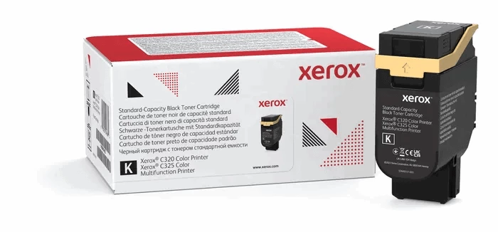 Lasertoner Xerox C320/C325 HC Svart 8k