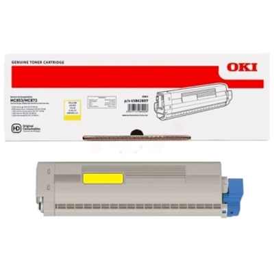 OKI MC873 yellow toner 7,3K