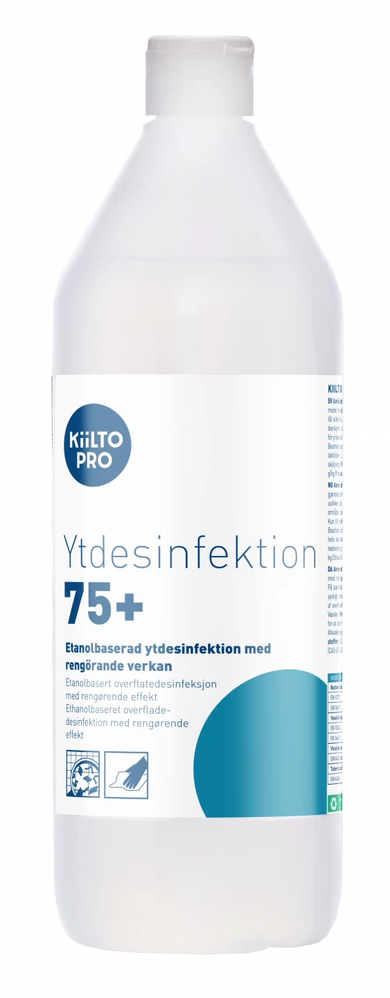 Ytdesinfektion Kiilto Pro 75+ 1000ml