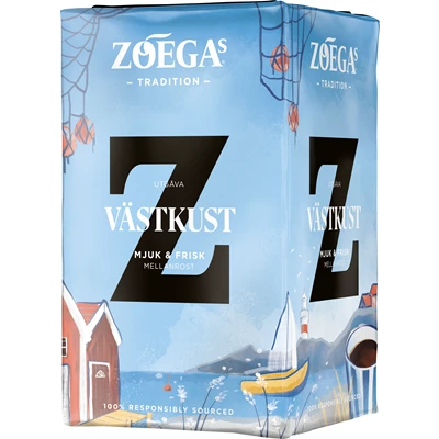 Kaffe Zoégas Västkust VAC 450g 12st/kolli
