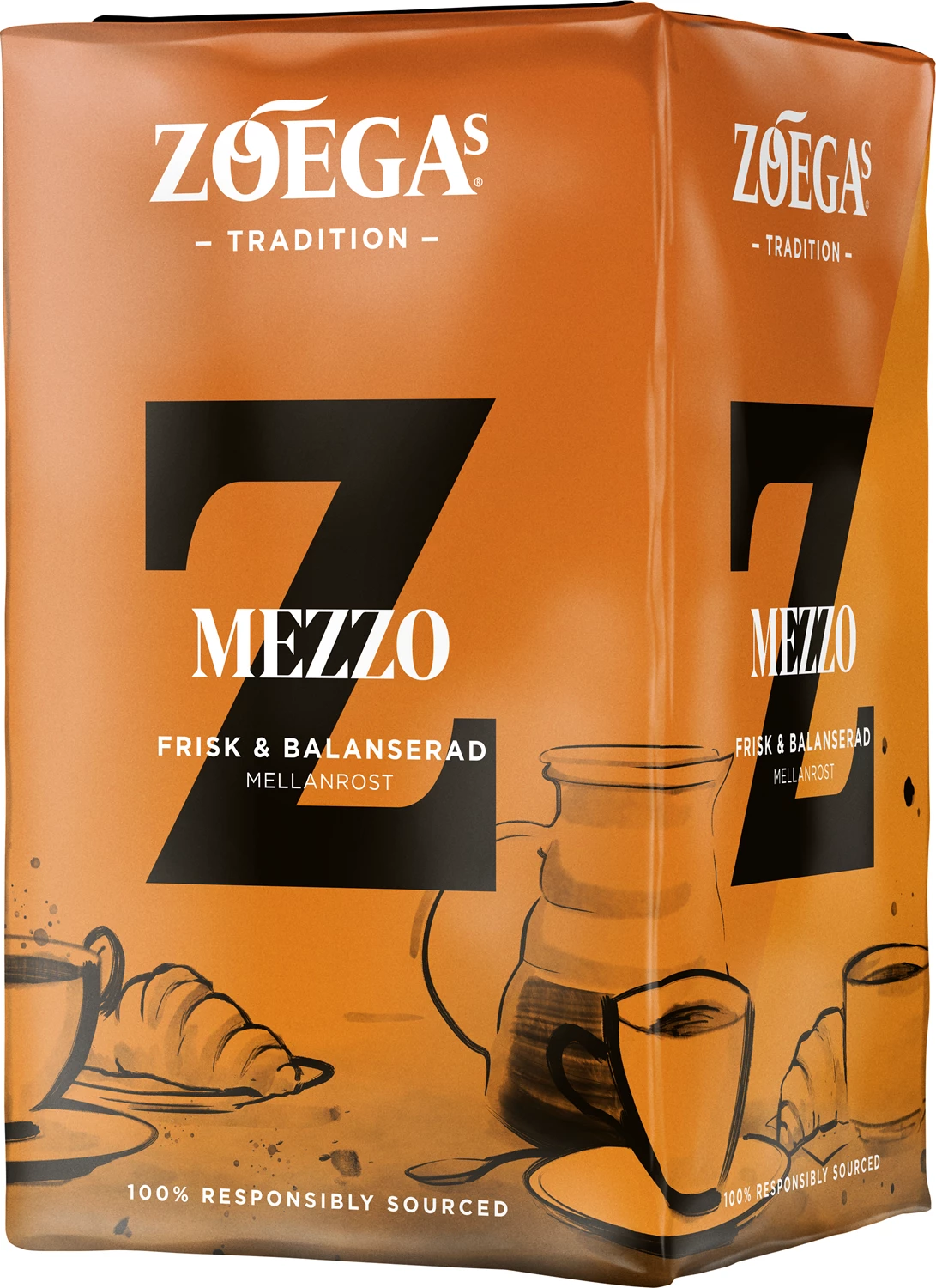 Kaffe Zoégas Mezzo VAC 450g 12st/kolli
