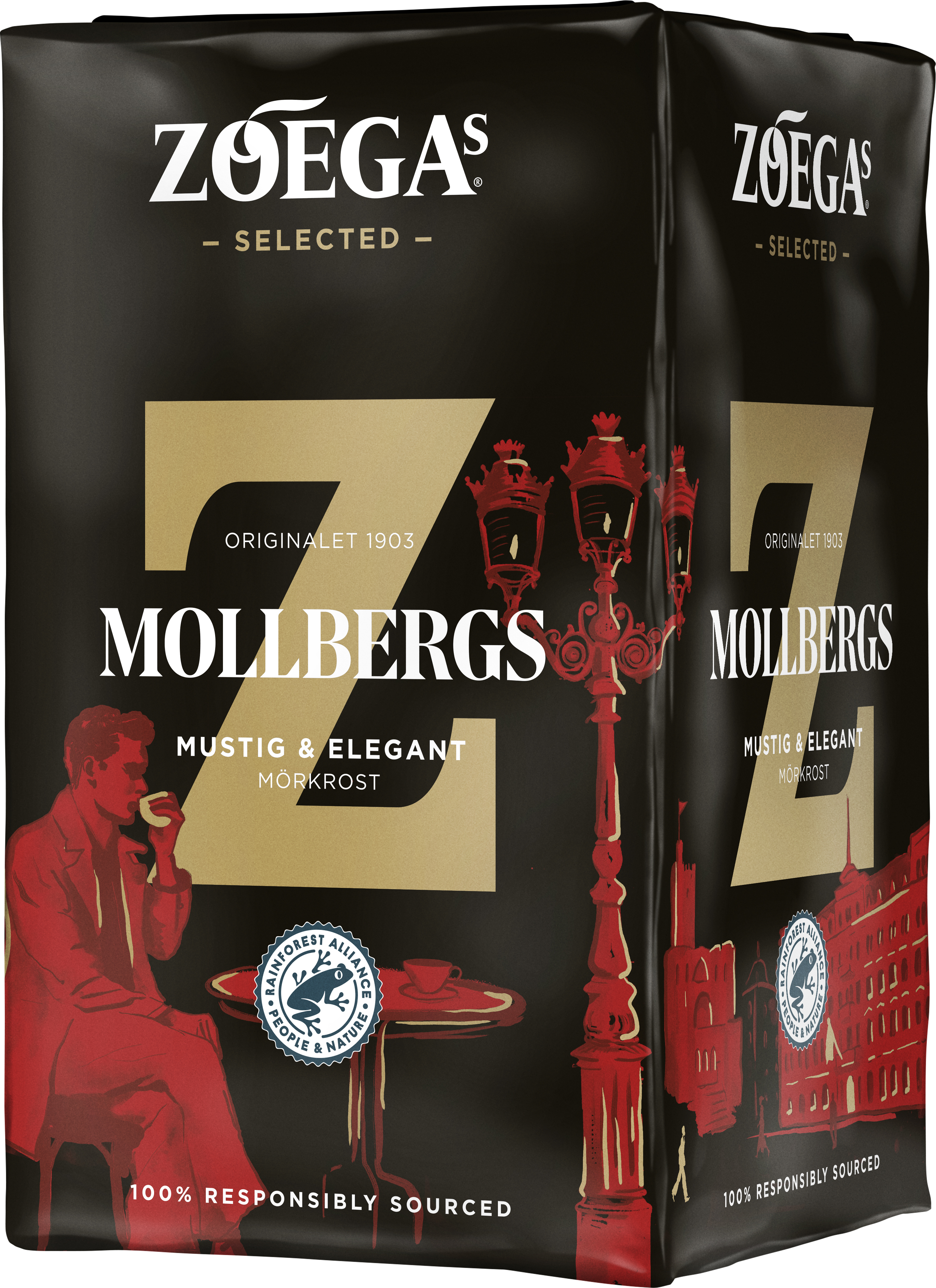 Kaffe Zoégas Mollbergs Blandning VAC 450g 12st