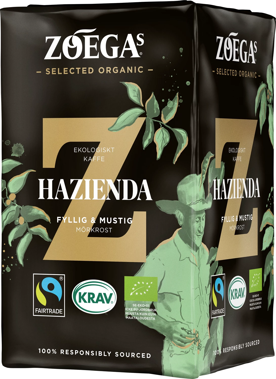 Kaffe Zoégas Hazienda VAC 450g 12st/kolli