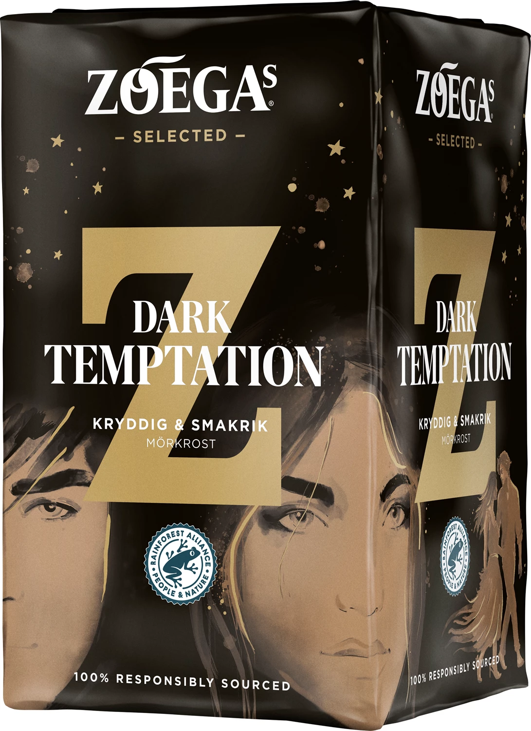Kaffe Zoégas Dark Temptation VAC 450g 12st/kolli