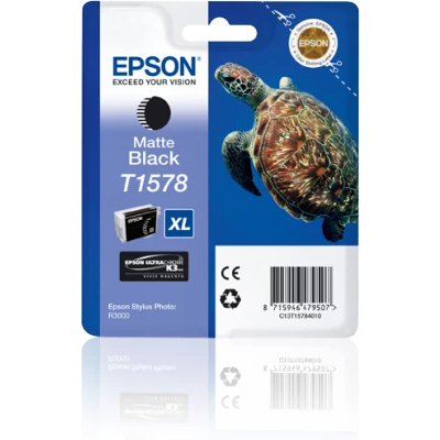 Bläckpatron Epson T1578 Matt Svart