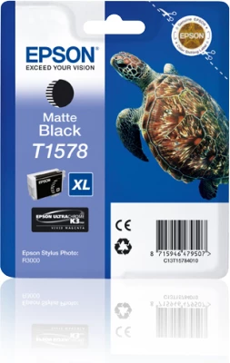 Bläckpatron Epson T1578 Matt Svart