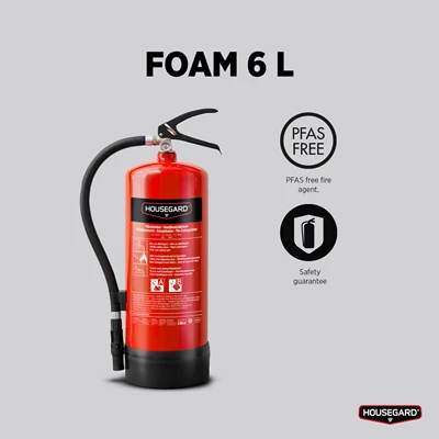 Brandsläckare Skum Housegard FEHR-B PFAS-fri 6L