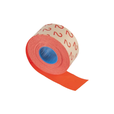 Prismärkningsetikett Röd G2 29x28mm 5rlr/fp