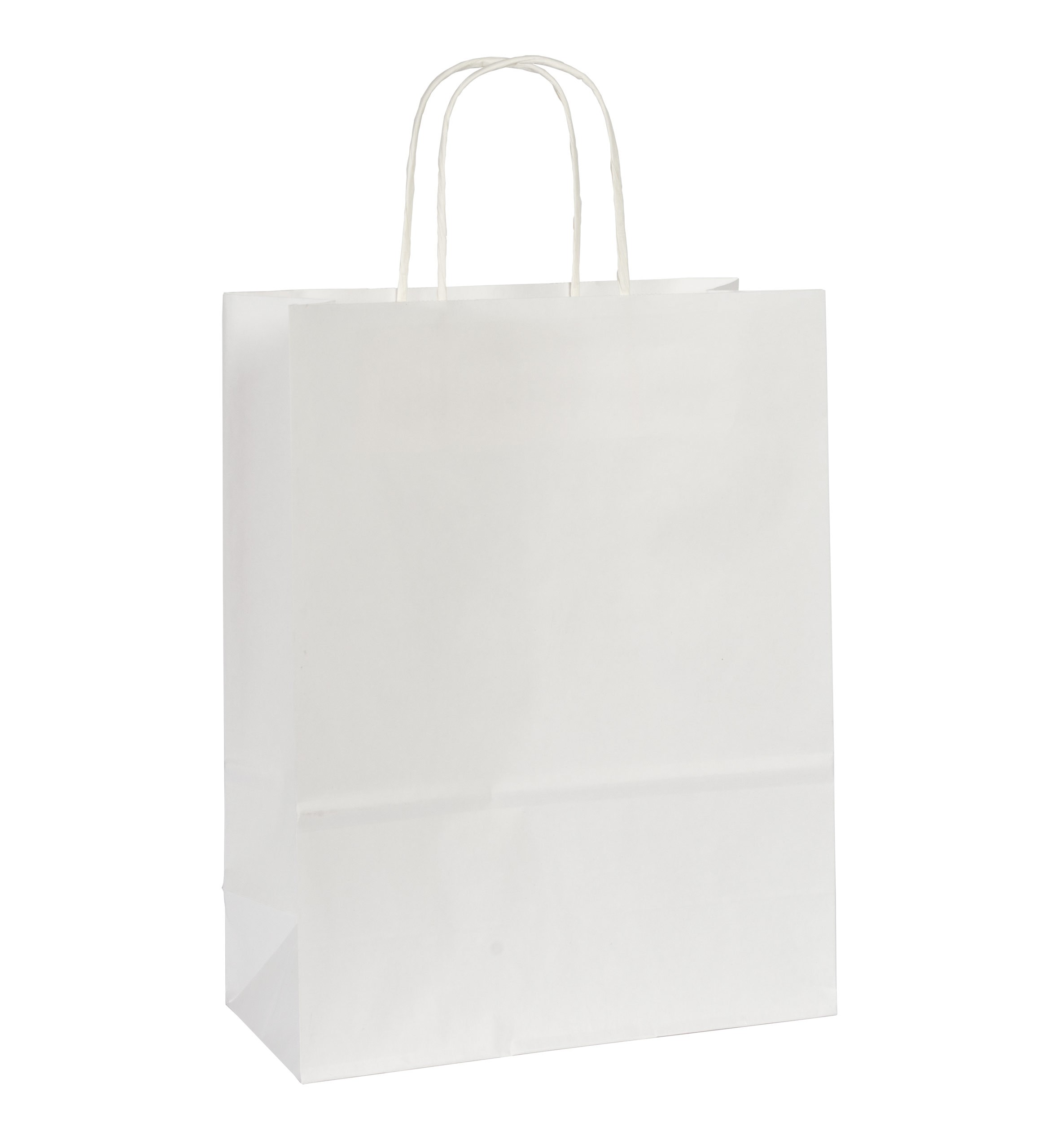 Bärkasse Papper 240x110x330mm Vit 150st/kolli