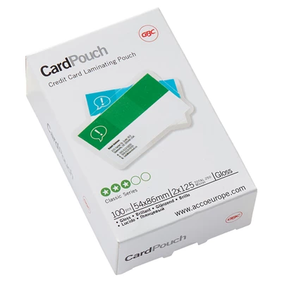 Lamineringsficka GBC Kreditkort 100/fp