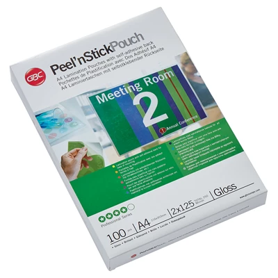 Lamineringsficka GBC A4 Självh. 100/fp