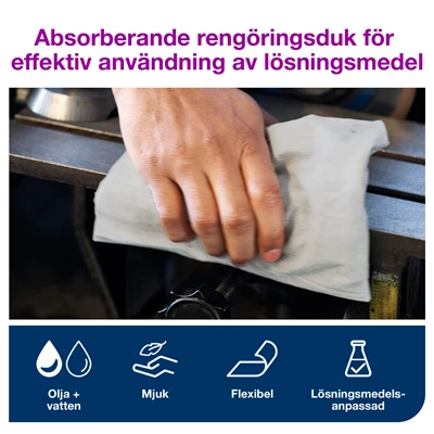 Rengöringsduk Tork W1/2/3 Flexibel Rulle i Box